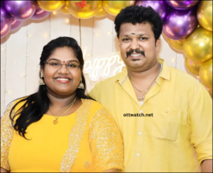 Indraja Shankar with Husband