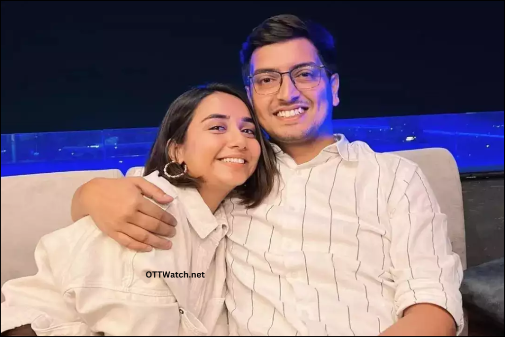 Prajakta Koli with Husband