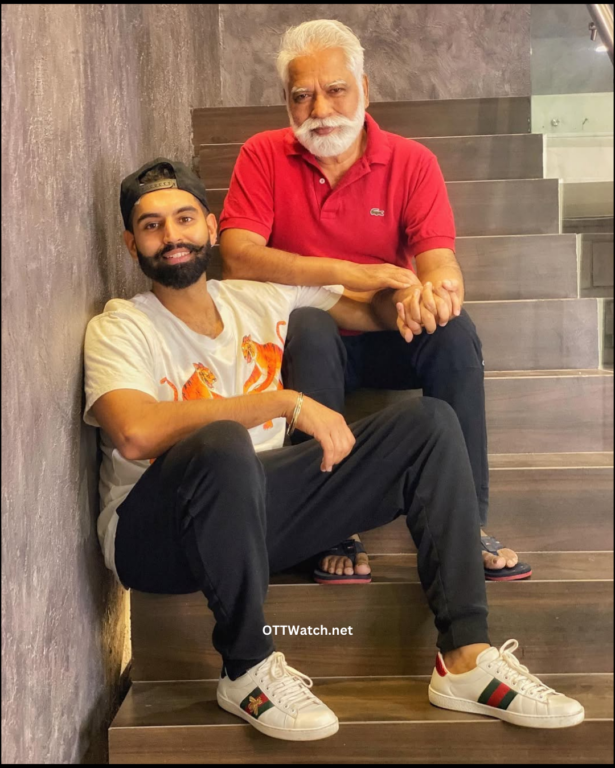 Parmish Verma With Father Photo